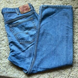 Levi's Blue Straight Jeans Classic Denim Style